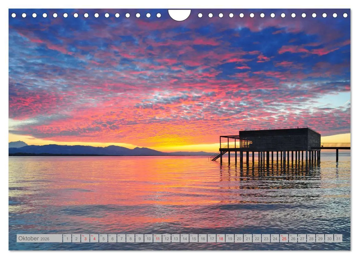 Bild: 9783457537152 | Wolken überm Bodensee (Wandkalender 2026 DIN A4 quer), CALVENDO...