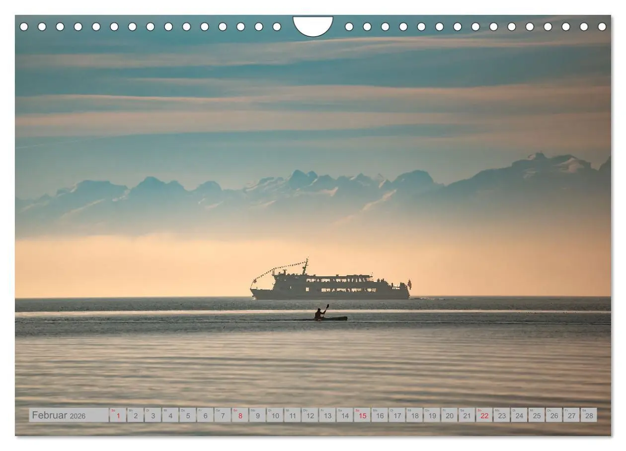 Bild: 9783457537152 | Wolken überm Bodensee (Wandkalender 2026 DIN A4 quer), CALVENDO...