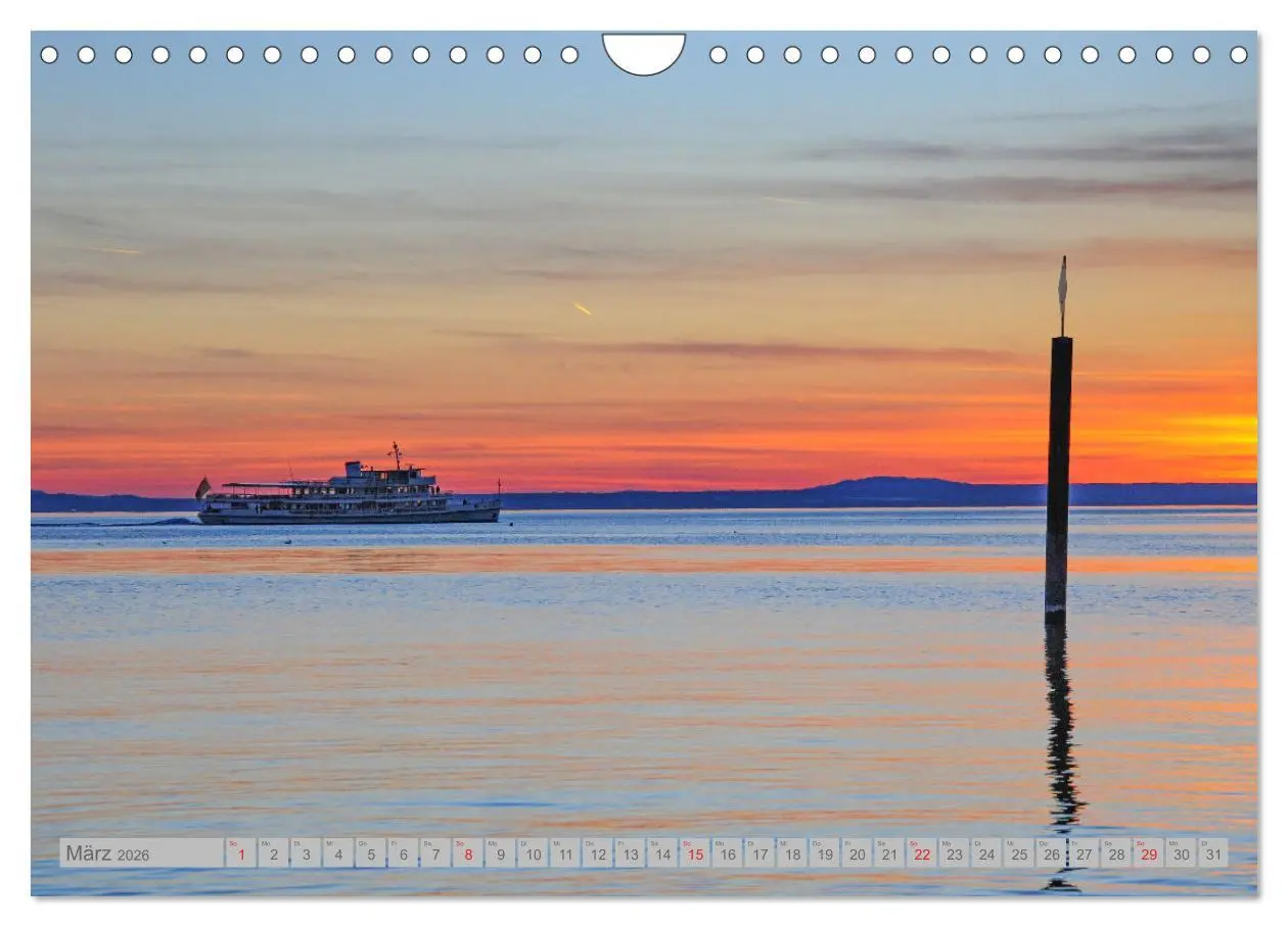Bild: 9783457537152 | Wolken überm Bodensee (Wandkalender 2026 DIN A4 quer), CALVENDO...