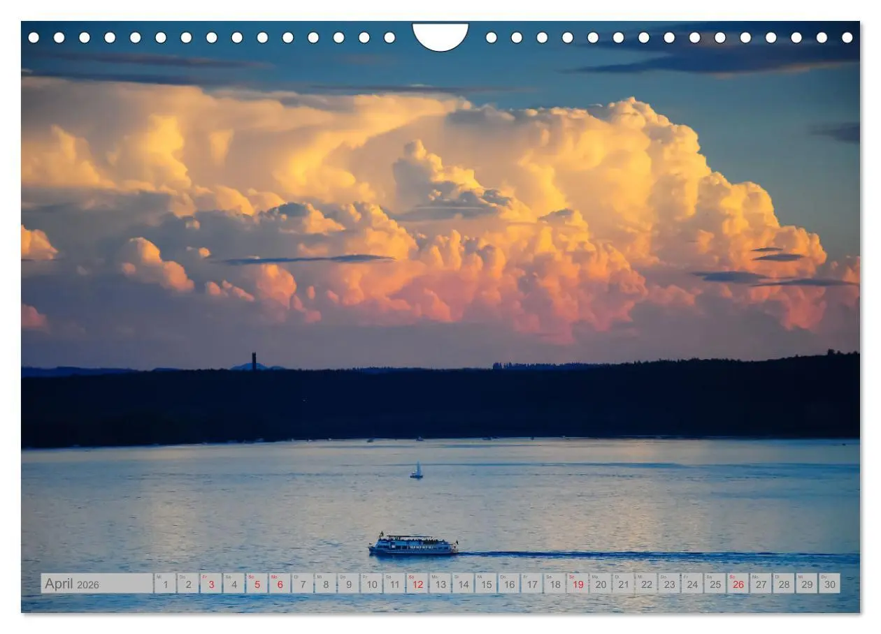 Bild: 9783457537152 | Wolken überm Bodensee (Wandkalender 2026 DIN A4 quer), CALVENDO...
