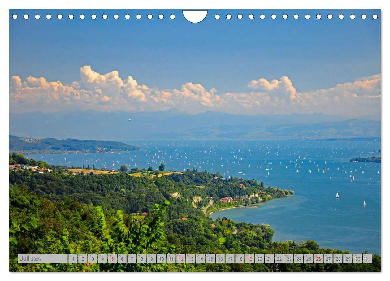 Bild: 9783457537152 | Wolken überm Bodensee (Wandkalender 2026 DIN A4 quer), CALVENDO...