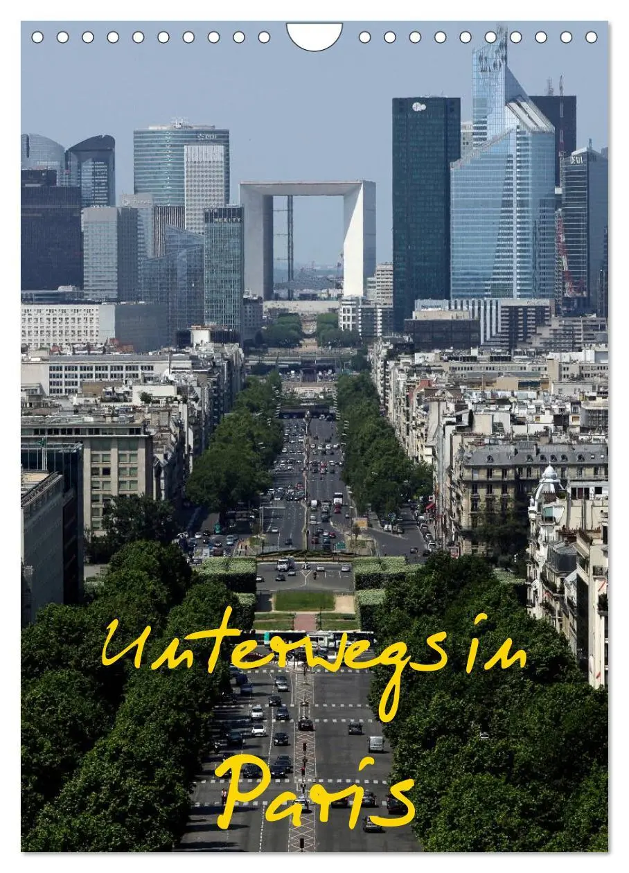 Cover: 9783516487152 | Unterwegs in Paris (Wandkalender 2026 DIN A4 hoch), CALVENDO...