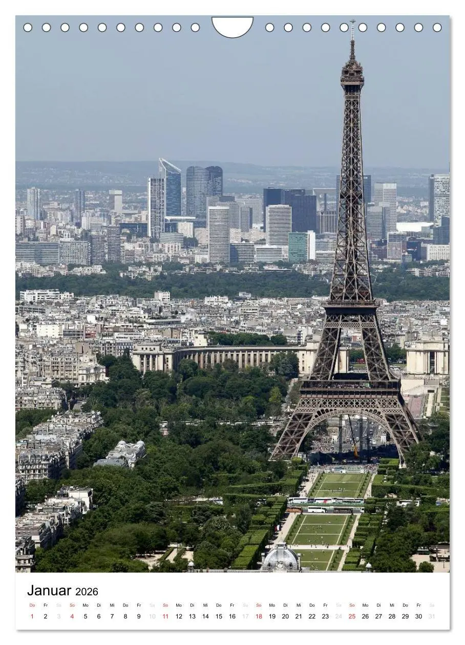 Bild: 9783516487152 | Unterwegs in Paris (Wandkalender 2026 DIN A4 hoch), CALVENDO...