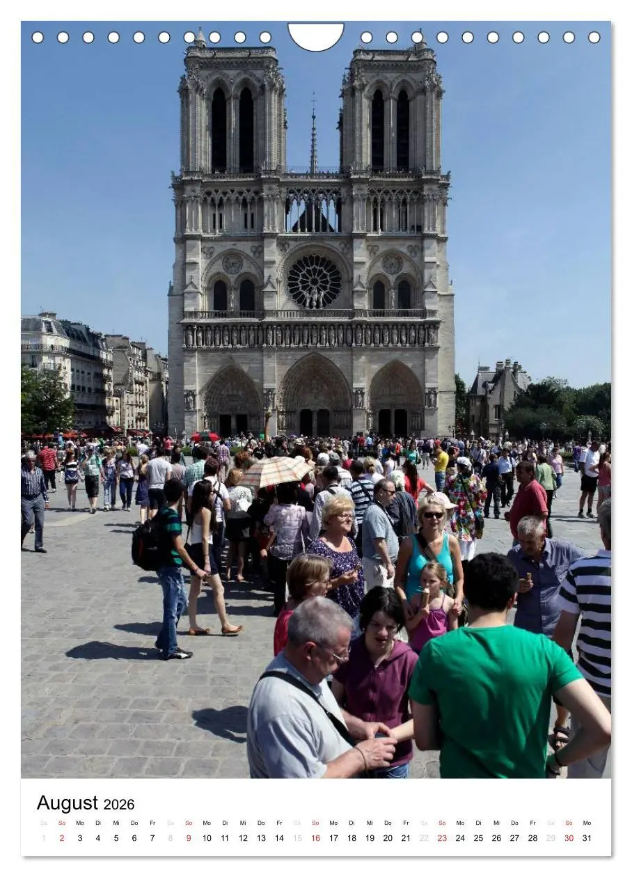 Bild: 9783516487152 | Unterwegs in Paris (Wandkalender 2026 DIN A4 hoch), CALVENDO...