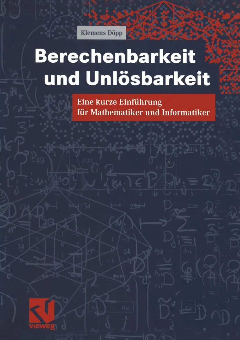 Cover: 9783528057152 | Berechenbarkeit und Unlösbarkeit | Klemens Döpp | Taschenbuch | xii