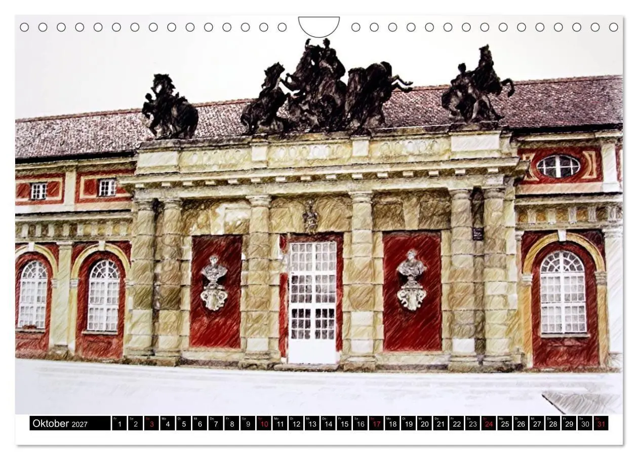 Bild: 9783594157152 | Potsdam Kalender (Wandkalender 2027 DIN A4 quer), CALVENDO...