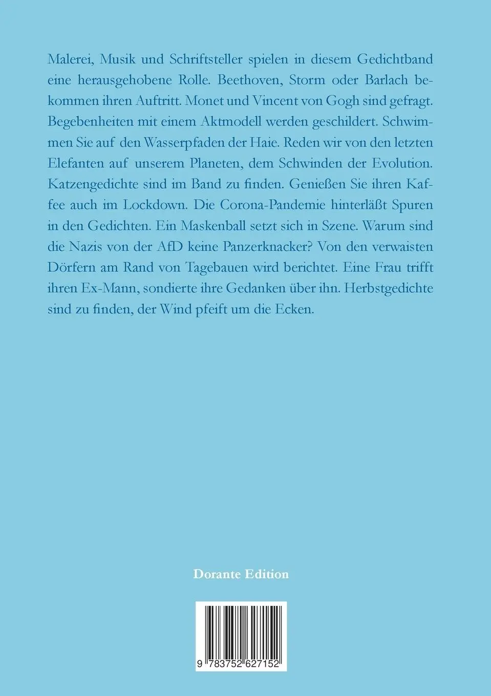 Rückseite: 9783752627152 | Pinselstriche, Klavier und Kunst | Gedichte | Heike Streithoff (u. a.)