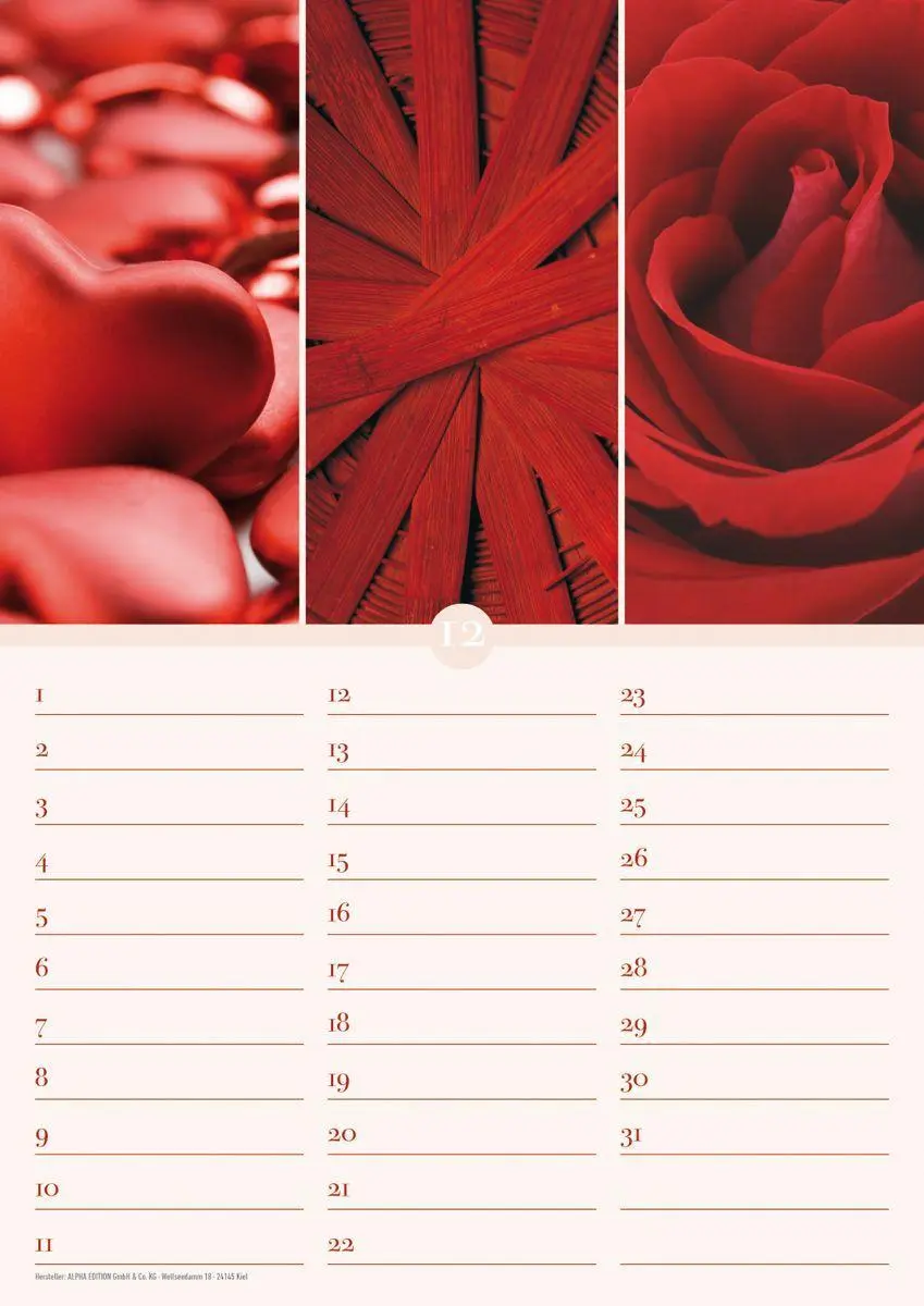 Bild: 9783840737152 | Geburtstagskalender Harmonie &amp; Farbe immerwährend | Kalender | 14 S.