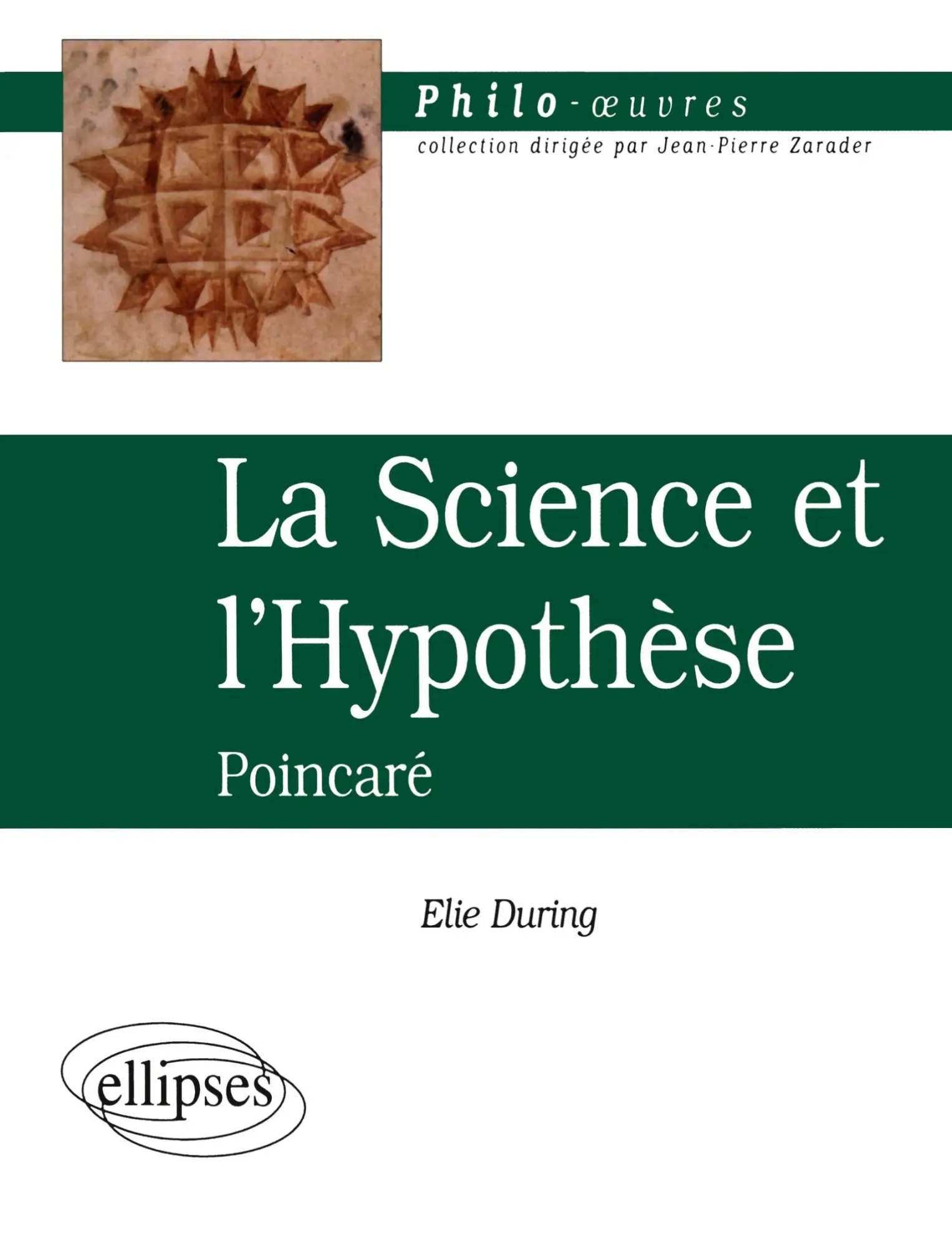 Cover: 9782729807252 | Poincaré, La Science et L'hypothèse | Elie During | Taschenbuch | 2001