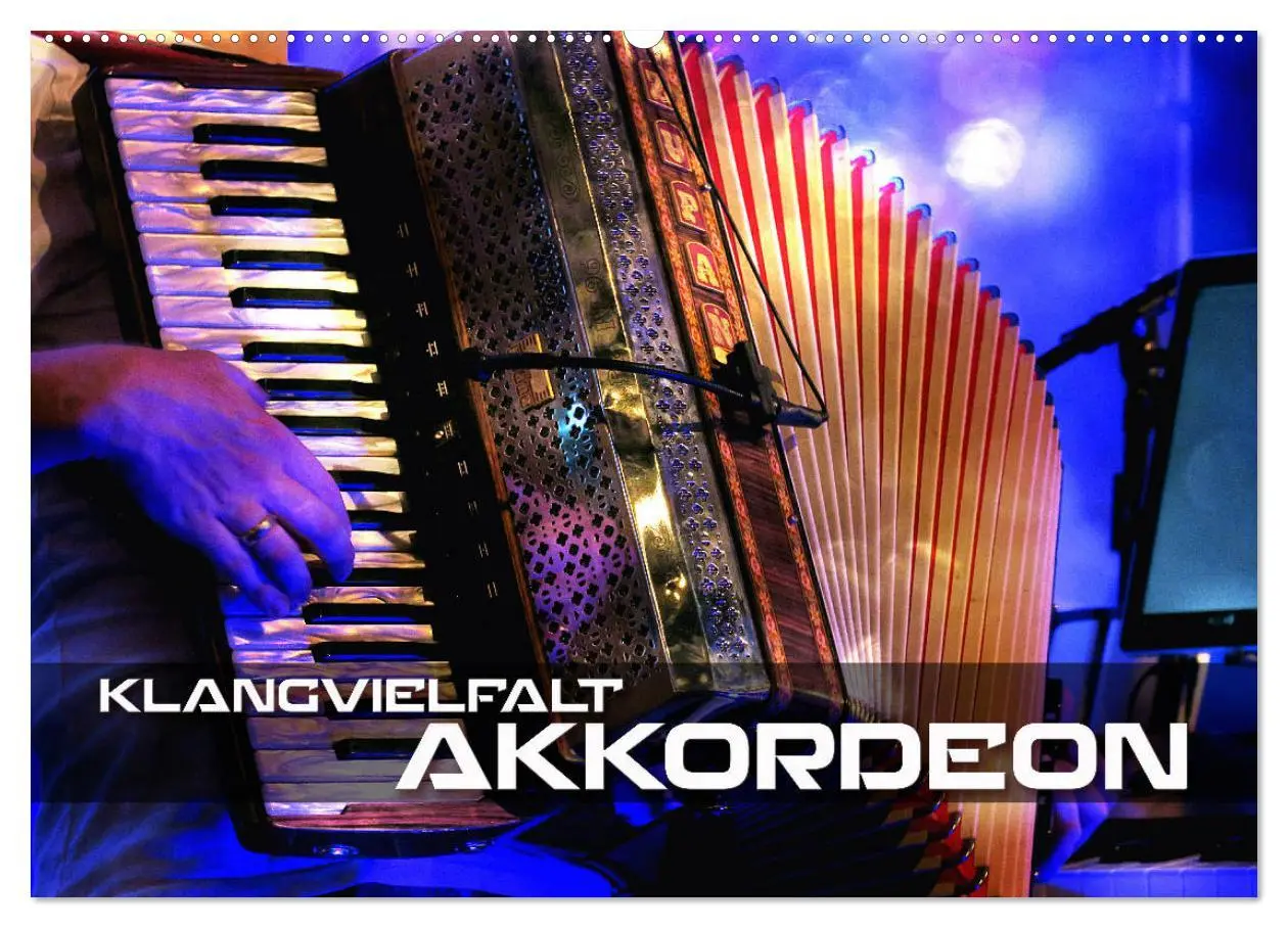 Cover: 9783516237252 | Klangvielfalt Akkordeon (Wandkalender 2026 DIN A2 quer), CALVENDO...