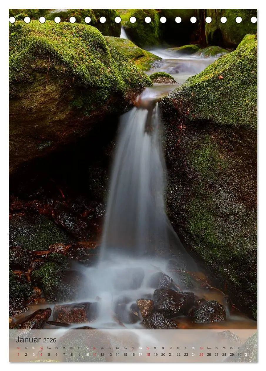 Bild: 9783516477252 | Alles im Fluss - Schwarzwaldwasser (Tischkalender 2026 DIN A5...