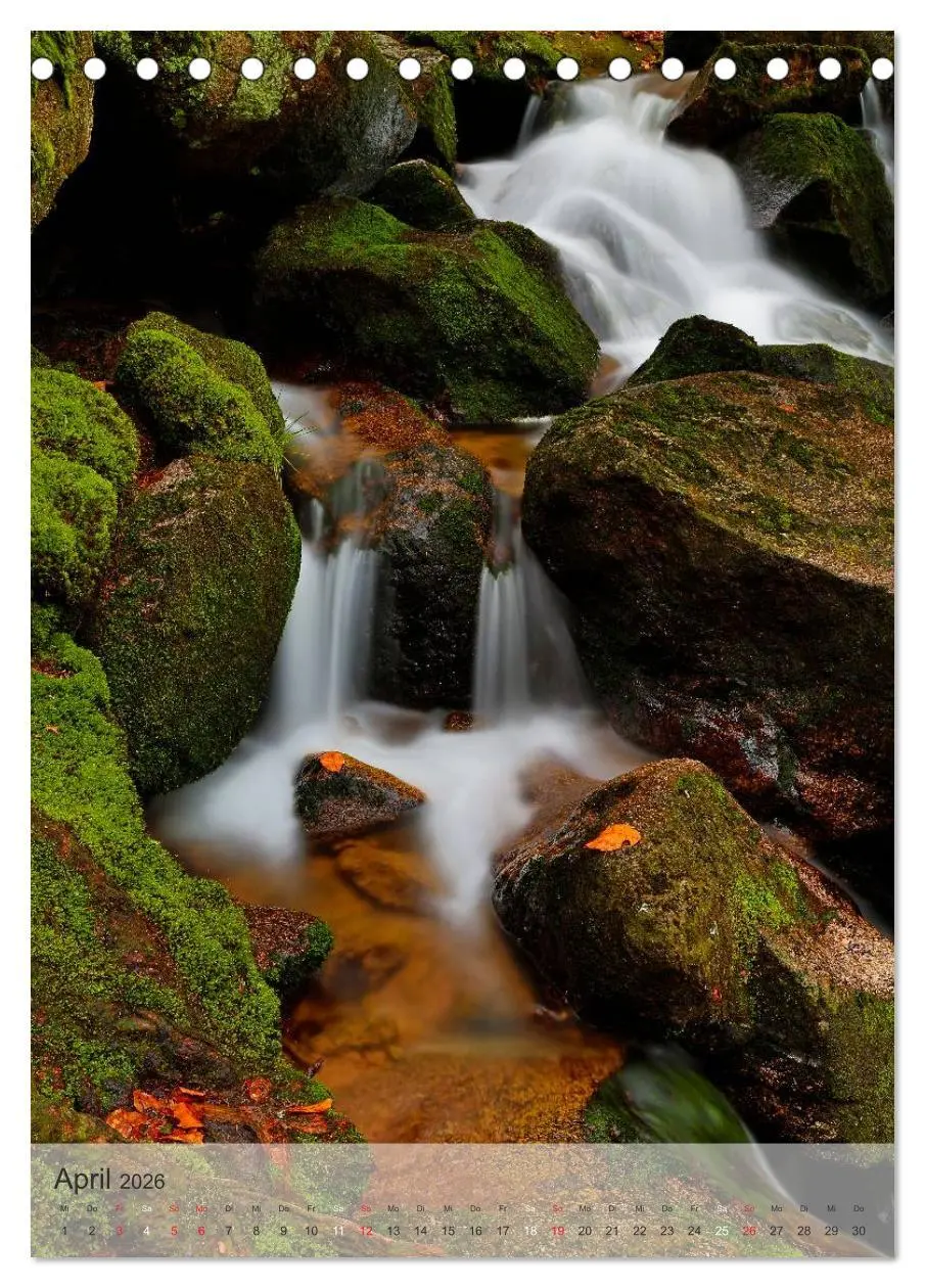 Bild: 9783516477252 | Alles im Fluss - Schwarzwaldwasser (Tischkalender 2026 DIN A5...