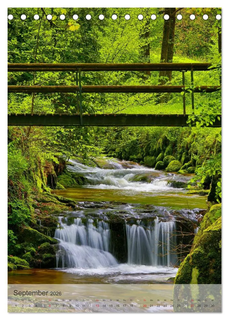 Bild: 9783516477252 | Alles im Fluss - Schwarzwaldwasser (Tischkalender 2026 DIN A5...