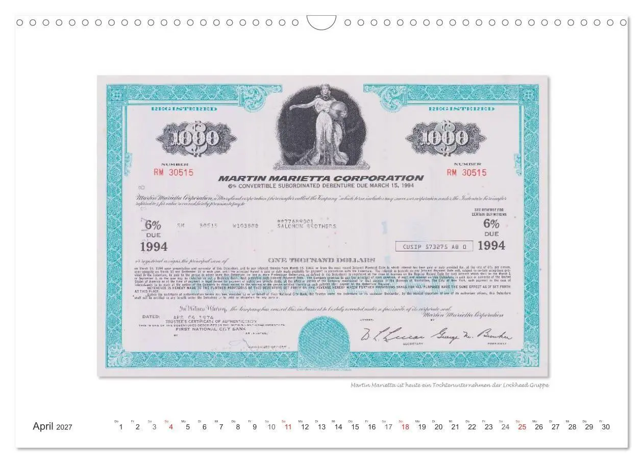 Bild: 9783594147252 | Aktien &amp; Wertpapiere / CH-Version (Wandkalender 2027 DIN A3 quer),...