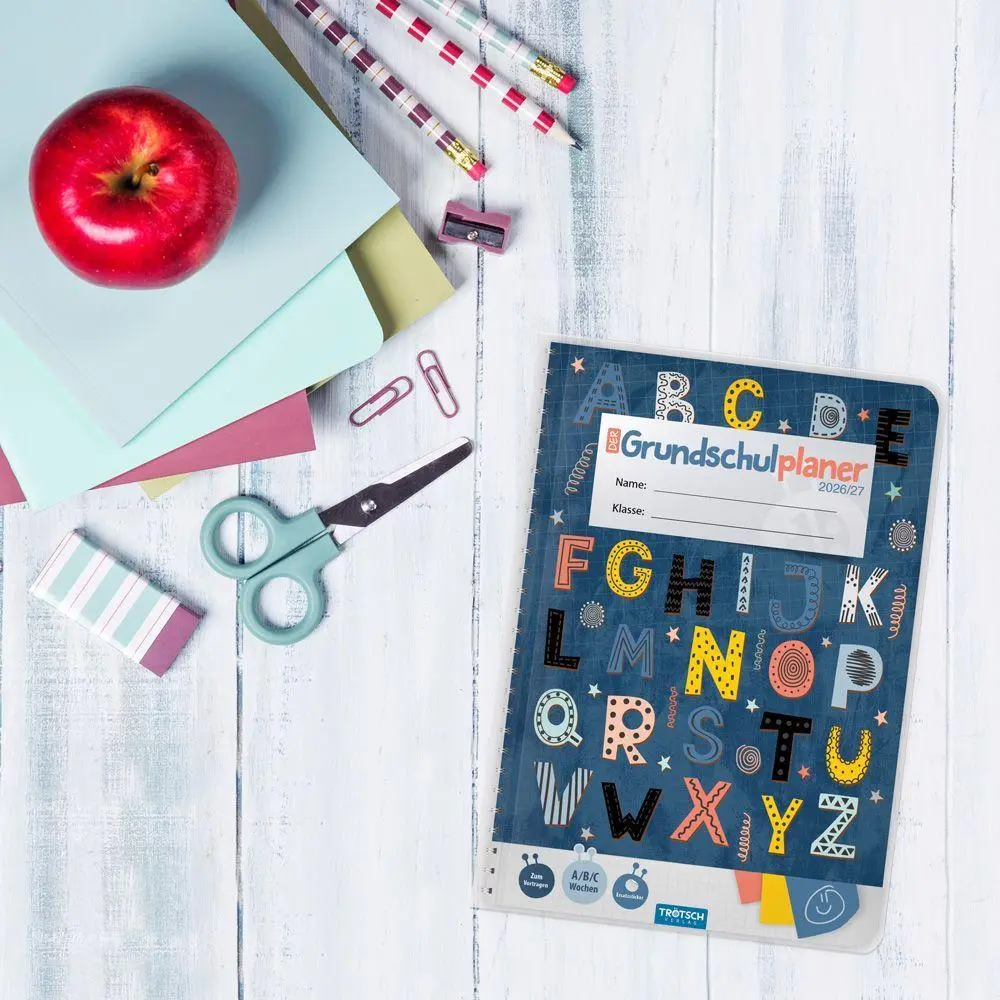 Bild: 9783988027252 | TRÖTSCH - Grundschulplaner Buchstaben 26/27 | KG | Kalender | 128 S.