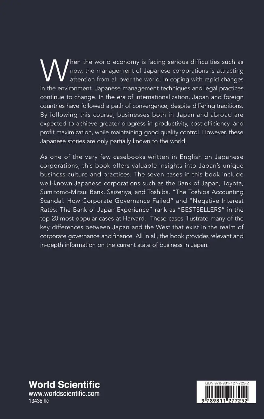 Rückseite: 9789811277252 | INTERNATIONAL BUSINESS AND FINANCE IN JAPANESE CORPORATIONS | Misawa