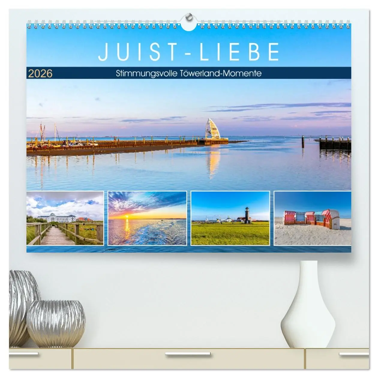 Cover: 9783457447352 | JUIST-LIEBE (hochwertiger Premium Wandkalender 2026 DIN A2 quer),...