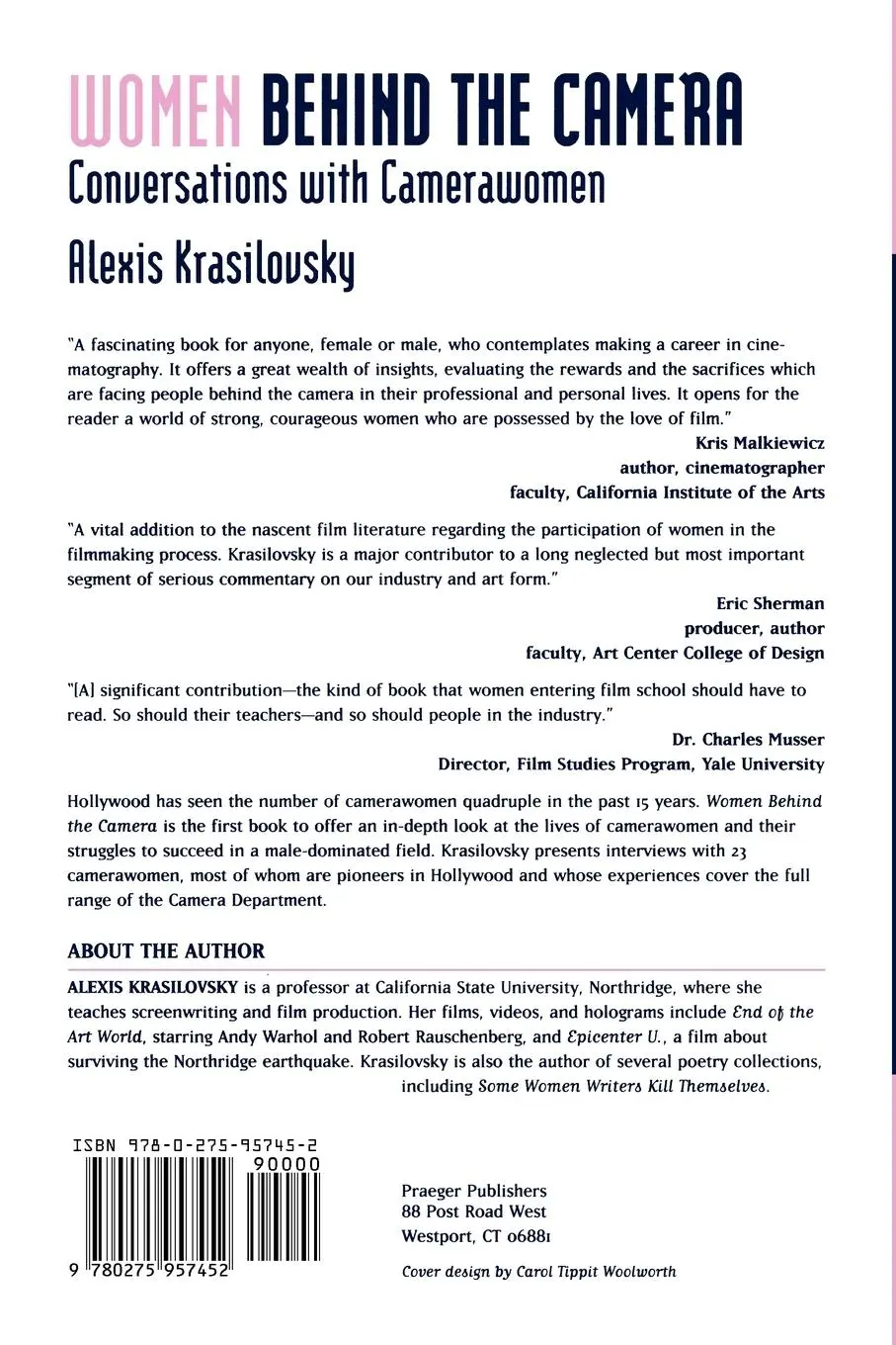 Rückseite: 9780275957452 | Women Behind the Camera | Conversations with Camerawomen | Krasilovsky