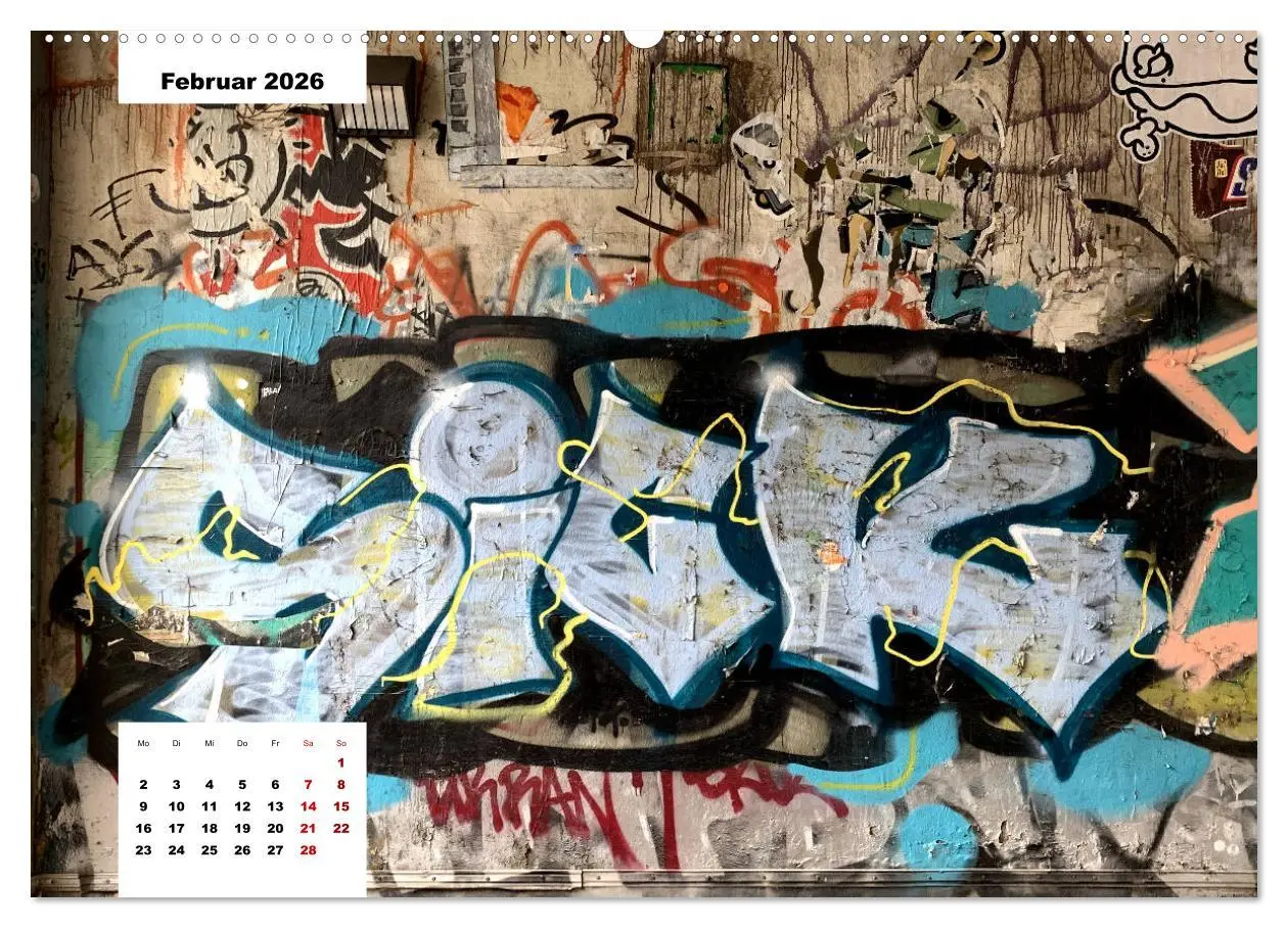 Bild: 9783457677452 | Hamburg Graffiti (hochwertiger Premium Wandkalender 2026 DIN A2...