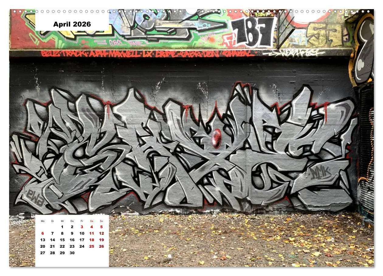 Bild: 9783457677452 | Hamburg Graffiti (hochwertiger Premium Wandkalender 2026 DIN A2...
