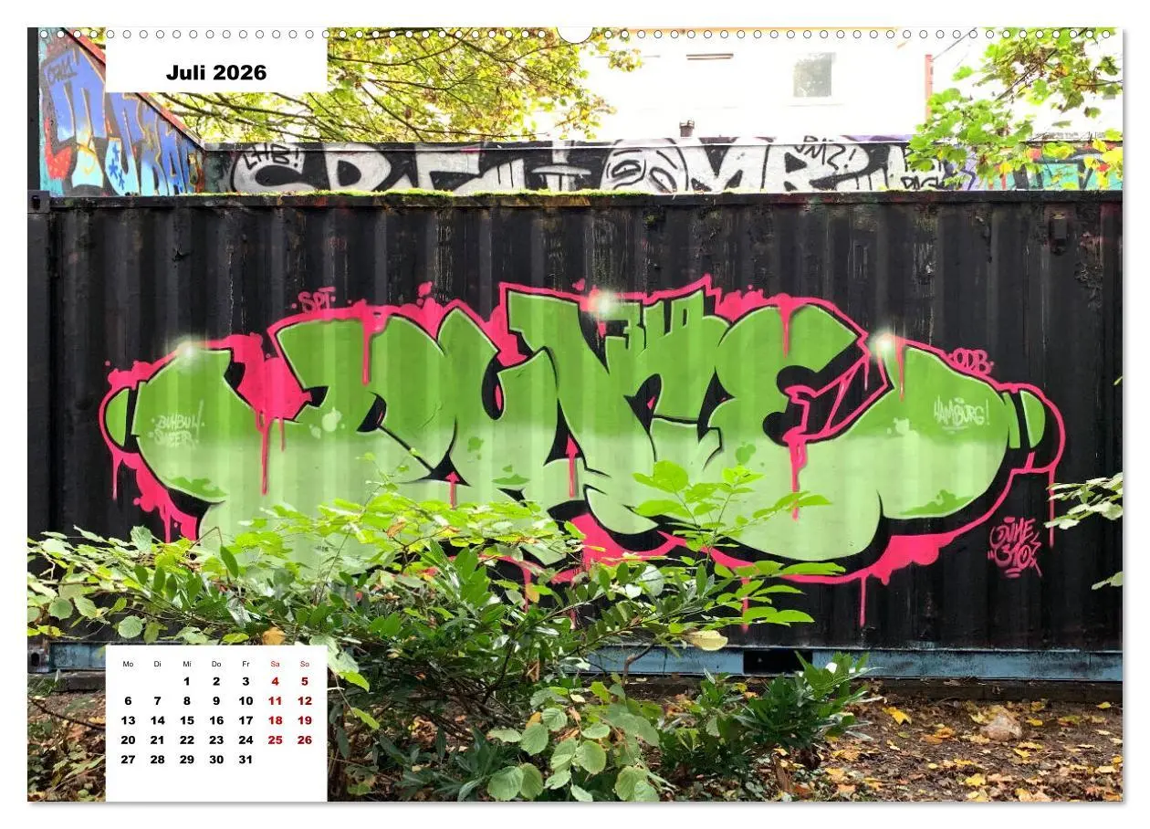 Bild: 9783457677452 | Hamburg Graffiti (hochwertiger Premium Wandkalender 2026 DIN A2...