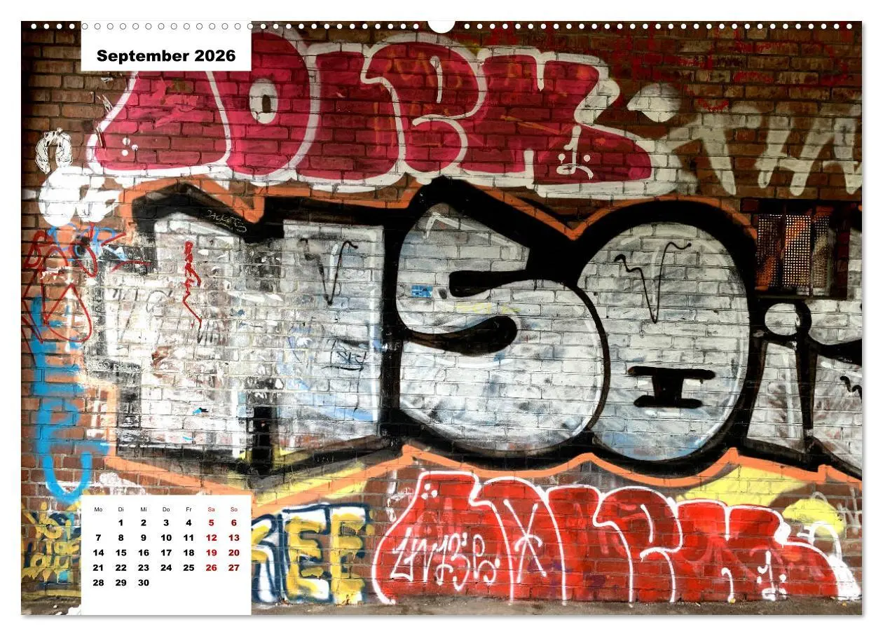 Bild: 9783457677452 | Hamburg Graffiti (hochwertiger Premium Wandkalender 2026 DIN A2...