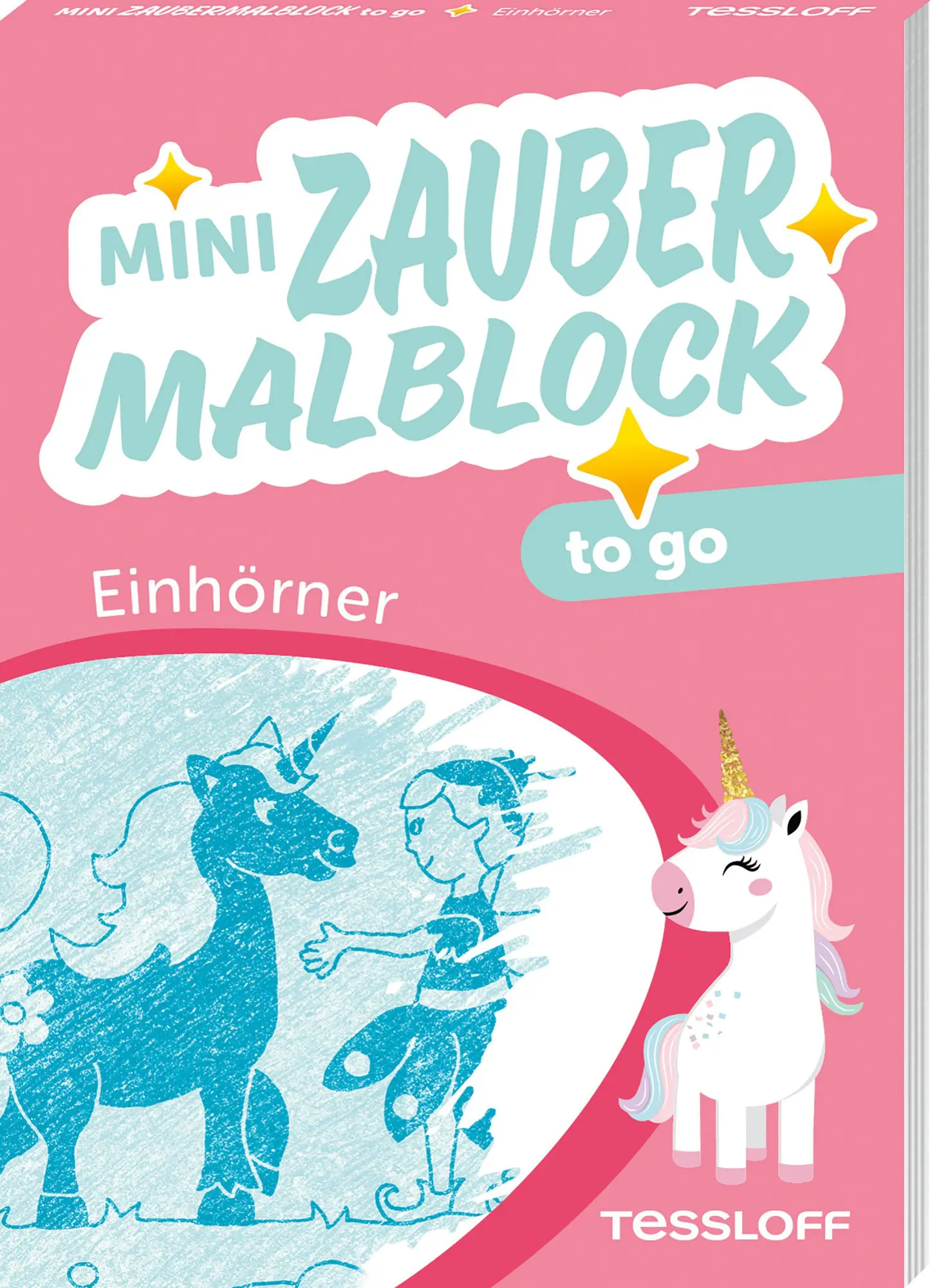 Cover: 9783788647452 | Mini Zaubermalblock to go. Einhörner | Für Kinder ab 3 Jahren | Buch