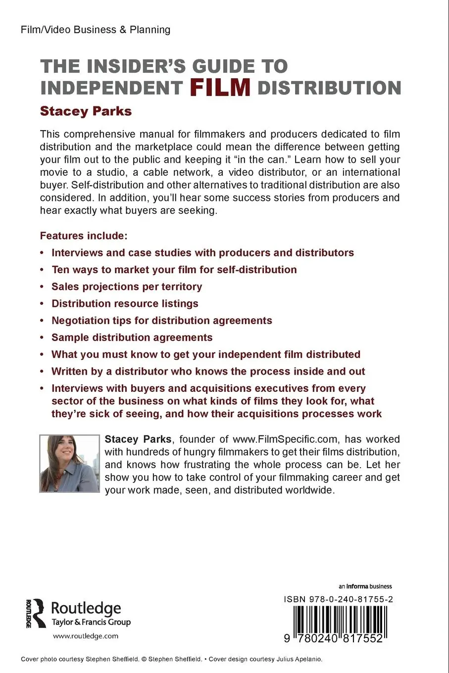 Rückseite: 9780240817552 | The Insider's Guide to Independent Film Distribution | Stacey Parks