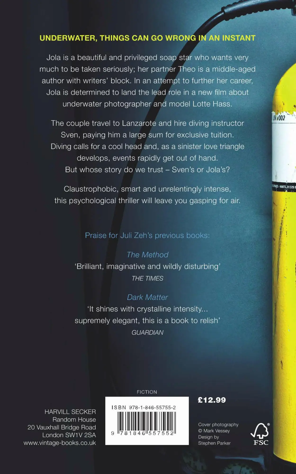 Rückseite: 9781846557552 | Decompression | Juli Zeh | Taschenbuch | Englisch | 2014