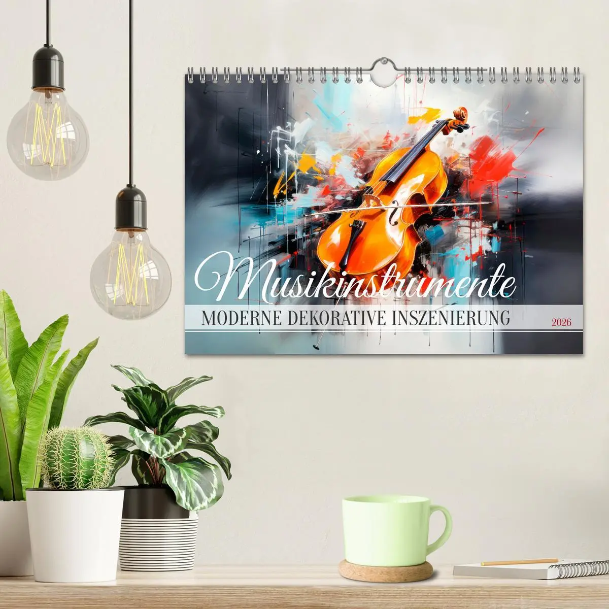 Bild: 9783457357552 | MUSIKINSTRUMENTE Moderne dekorative Inszenierung (Wandkalender 2026...