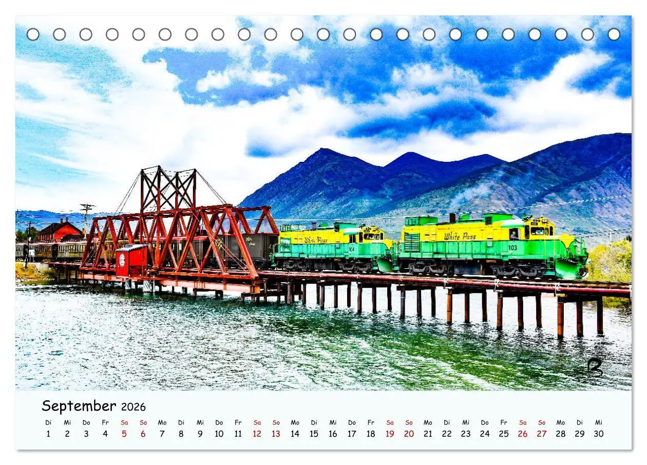 Bild: 9783457737552 | Entdecke den Yukon (Tischkalender 2026 DIN A5 quer), CALVENDO...