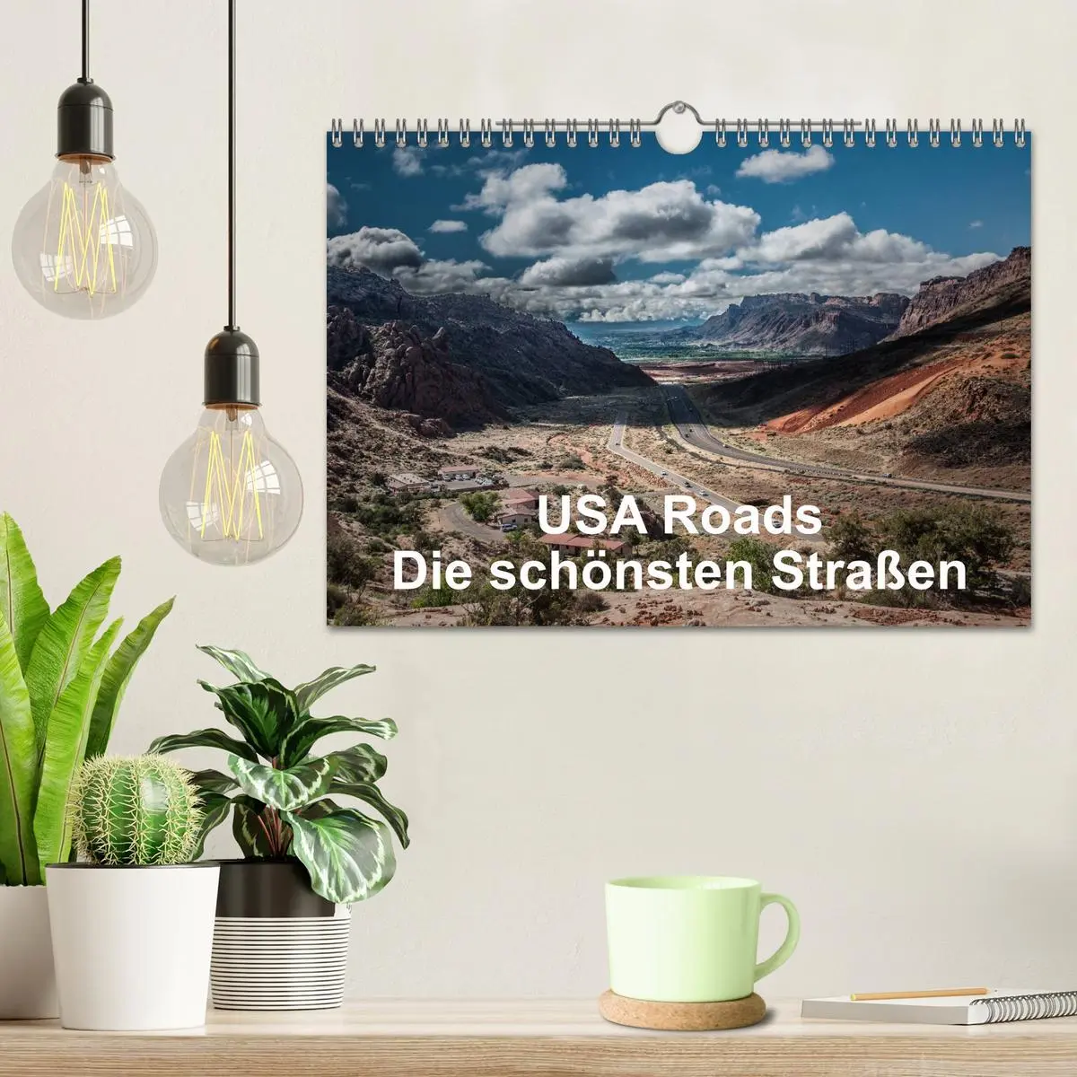Bild: 9783516067552 | USA Roads (Wandkalender 2026 DIN A4 quer), CALVENDO Monatskalender