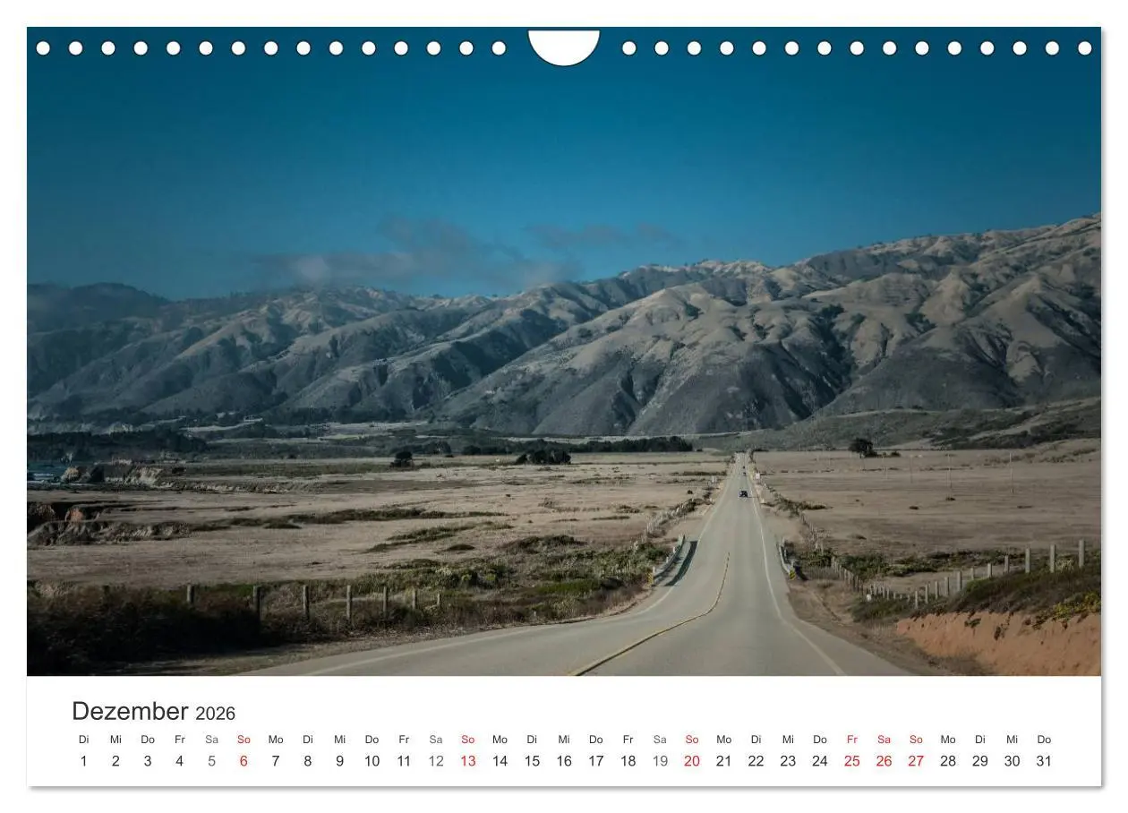 Bild: 9783516067552 | USA Roads (Wandkalender 2026 DIN A4 quer), CALVENDO Monatskalender