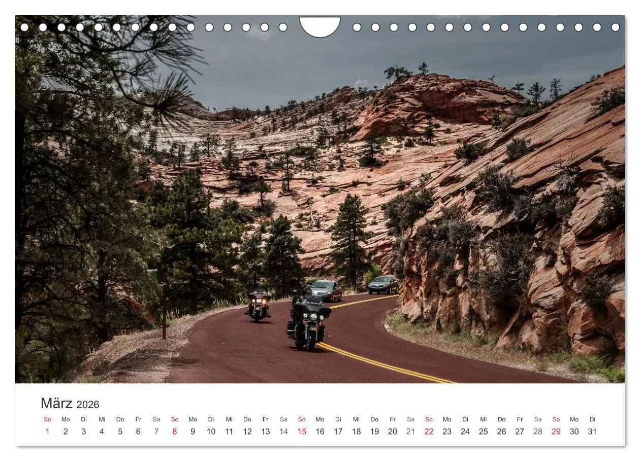 Bild: 9783516067552 | USA Roads (Wandkalender 2026 DIN A4 quer), CALVENDO Monatskalender