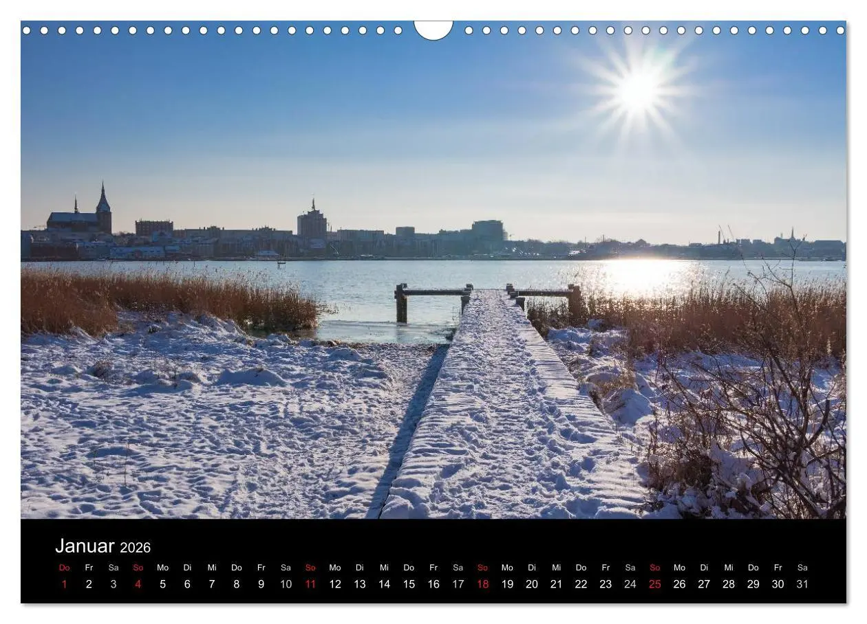 Bild: 9783516137552 | Unterwegs in der Hansestadt Rostock (Wandkalender 2026 DIN A3...