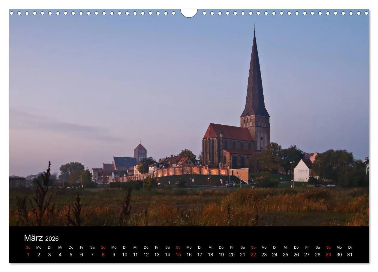 Bild: 9783516137552 | Unterwegs in der Hansestadt Rostock (Wandkalender 2026 DIN A3...