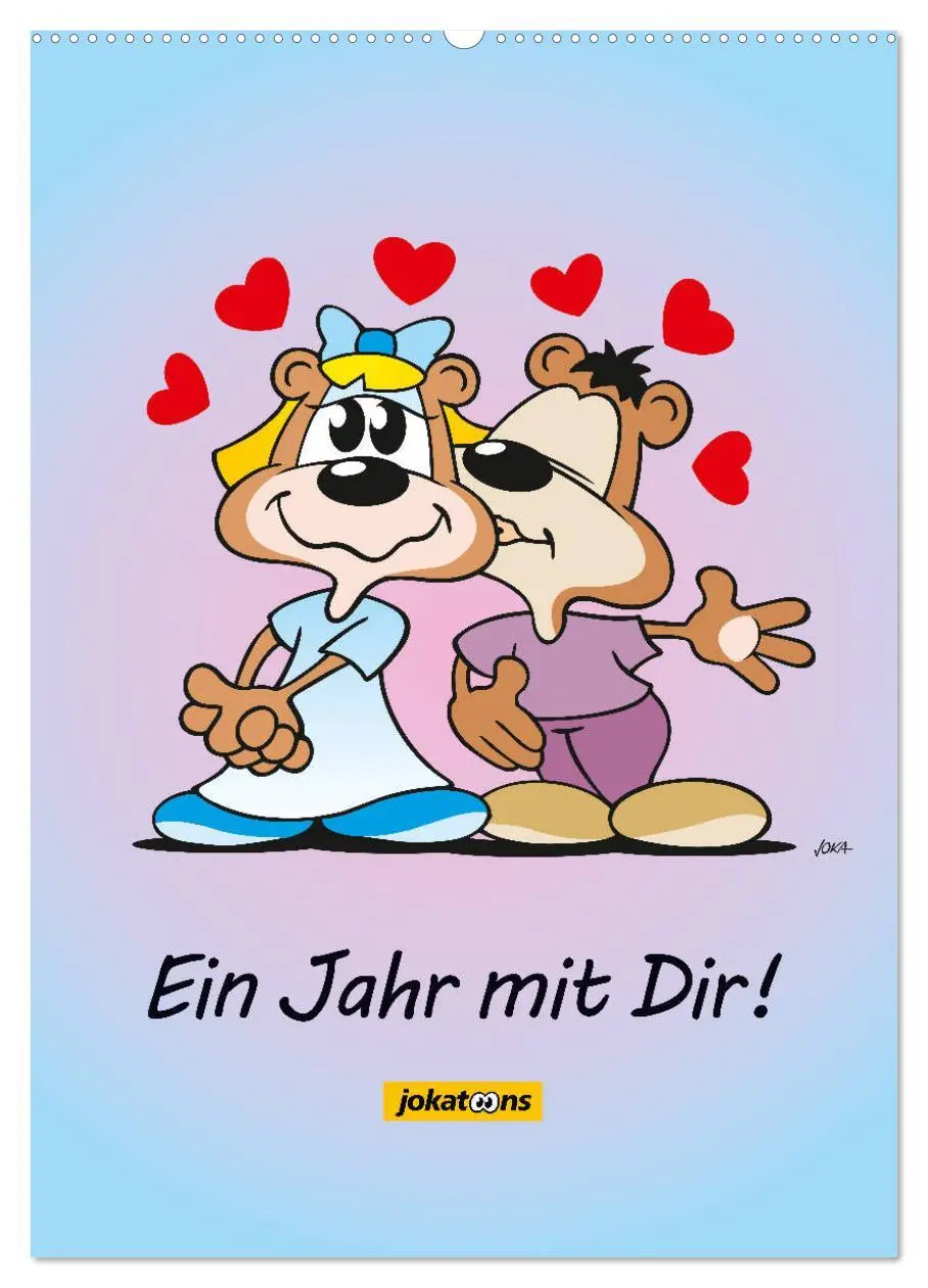 Cover: 9783516377552 | Ein Jahr mit Dir! (Wandkalender 2026 DIN A2 hoch), CALVENDO...