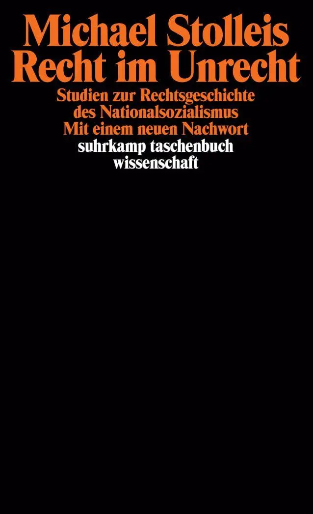 Cover: 9783518287552 | Recht im Unrecht | Michael Stolleis | Taschenbuch | 342 S. | Deutsch