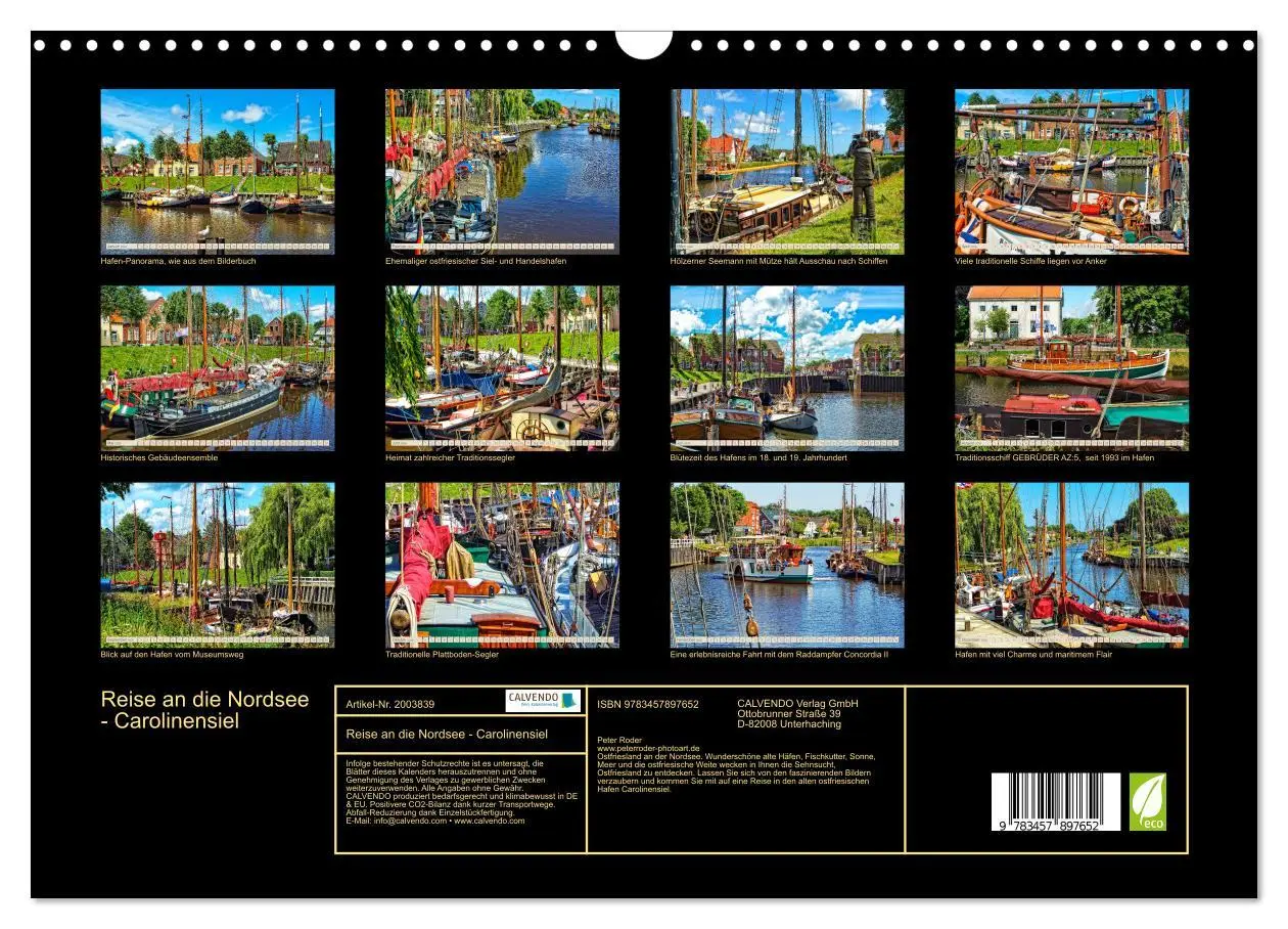 Bild: 9783457897652 | Reise an die Nordsee - Carolinensiel (Wandkalender 2026 DIN A3...