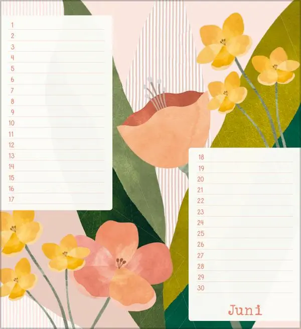 Bild: 9783731887652 | Geburtstagskalender Bloom | Verlag Korsch | Kalender | 13 S. | Deutsch