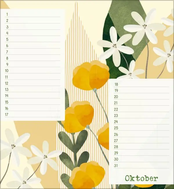 Bild: 9783731887652 | Geburtstagskalender Bloom | Verlag Korsch | Kalender | 13 S. | Deutsch