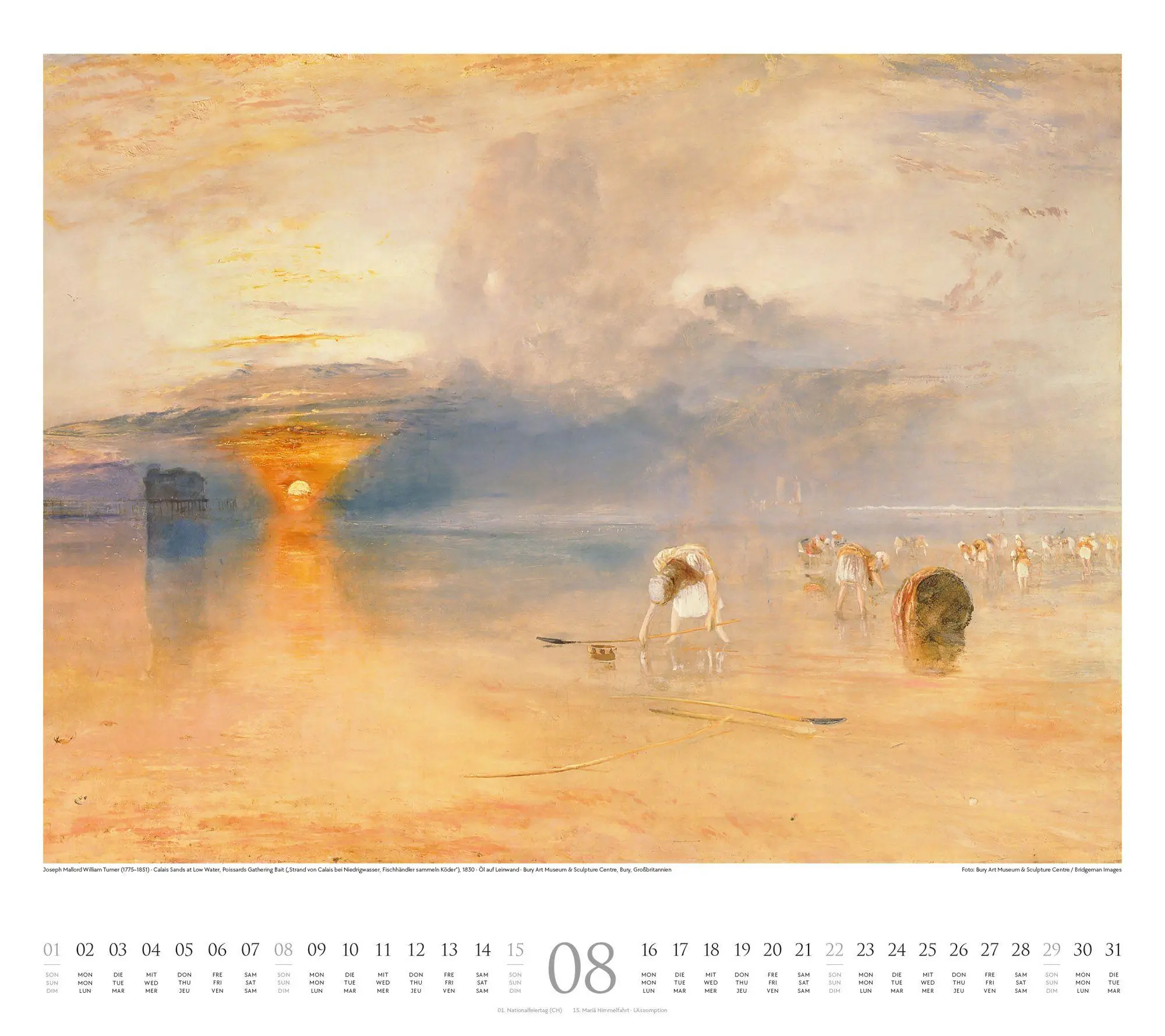 Bild: 9783838427652 | William Turner Kalender 2027 | William Turner (u. a.) | Kalender