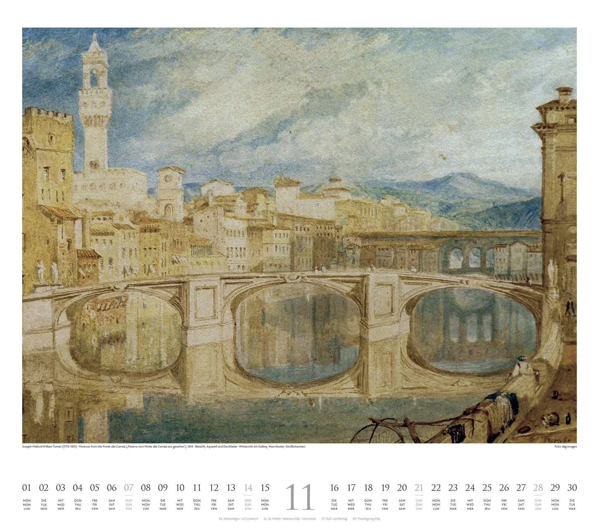 Bild: 9783838427652 | William Turner Kalender 2027 | William Turner (u. a.) | Kalender