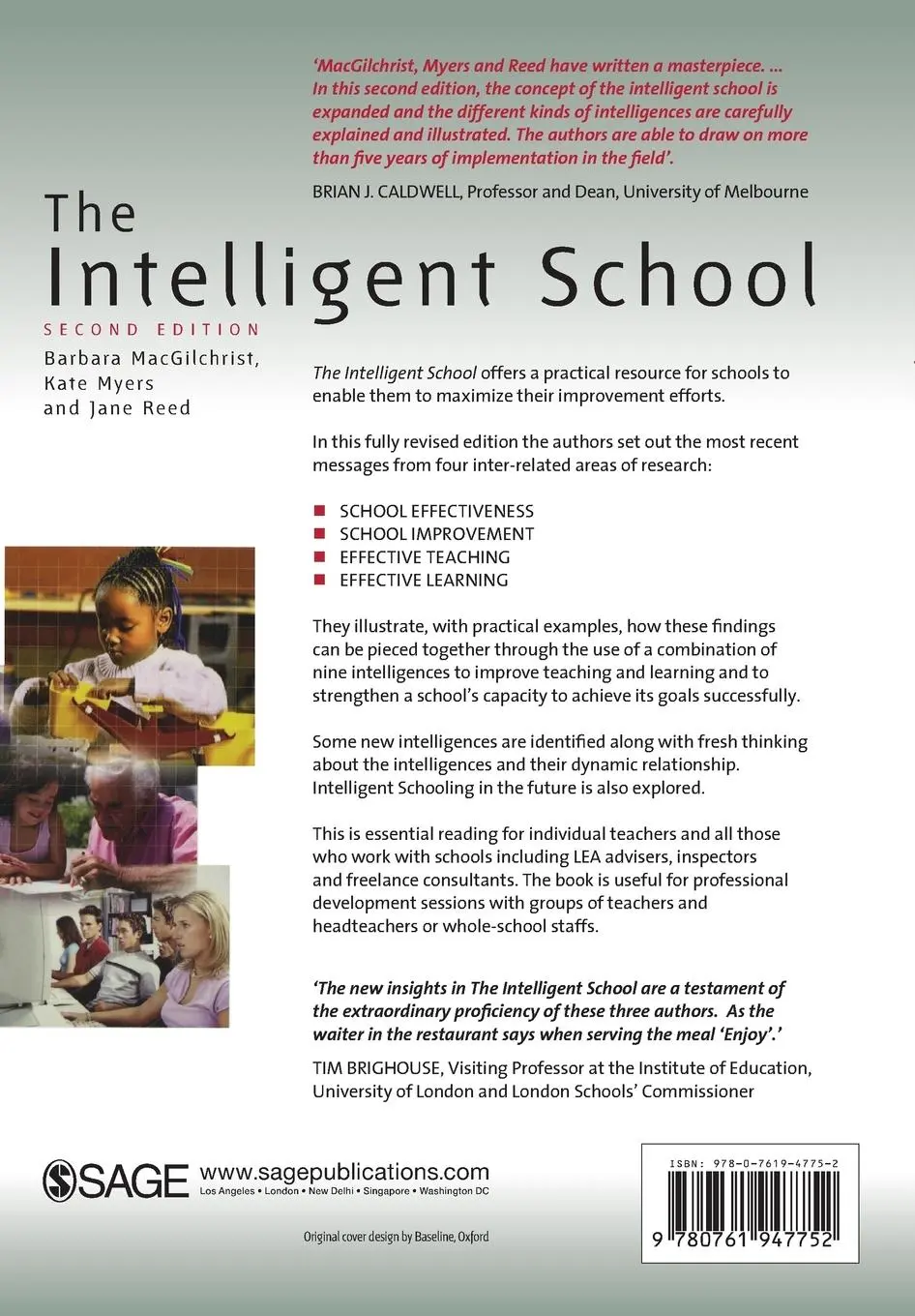 Rückseite: 9780761947752 | The Intelligent School | Barbara Macgilchrist (u. a.) | Taschenbuch
