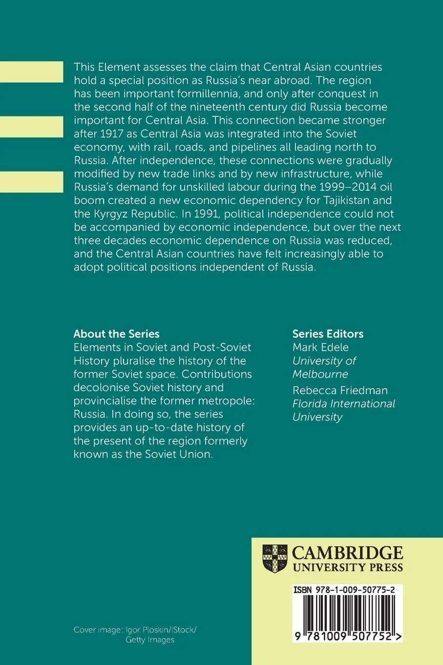 Rückseite: 9781009507752 | Central Asia - Russia's Near Abroad or Crossroads of Asia? | Pomfret