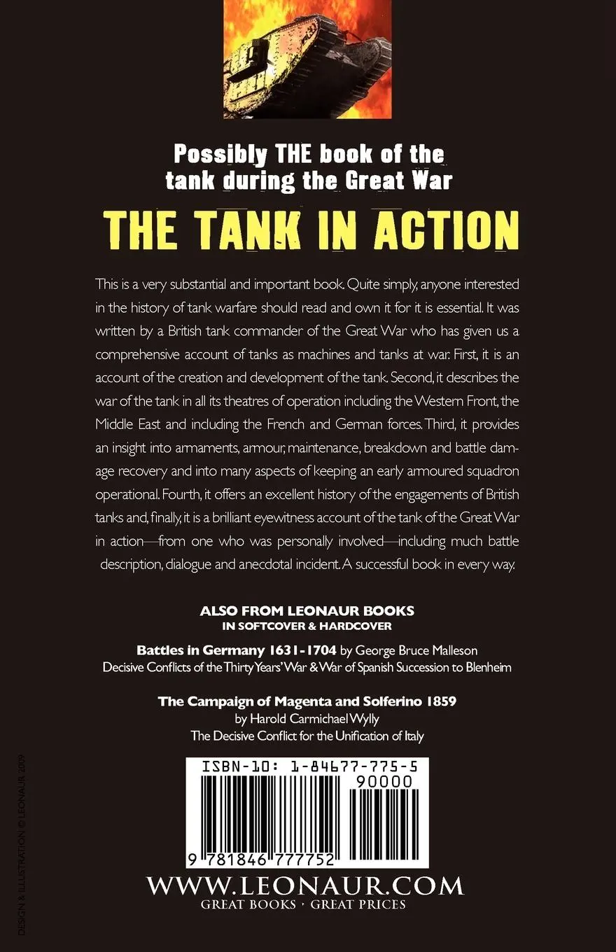 Rückseite: 9781846777752 | The Tank in Action During the First World War | D. G. Browne | Buch