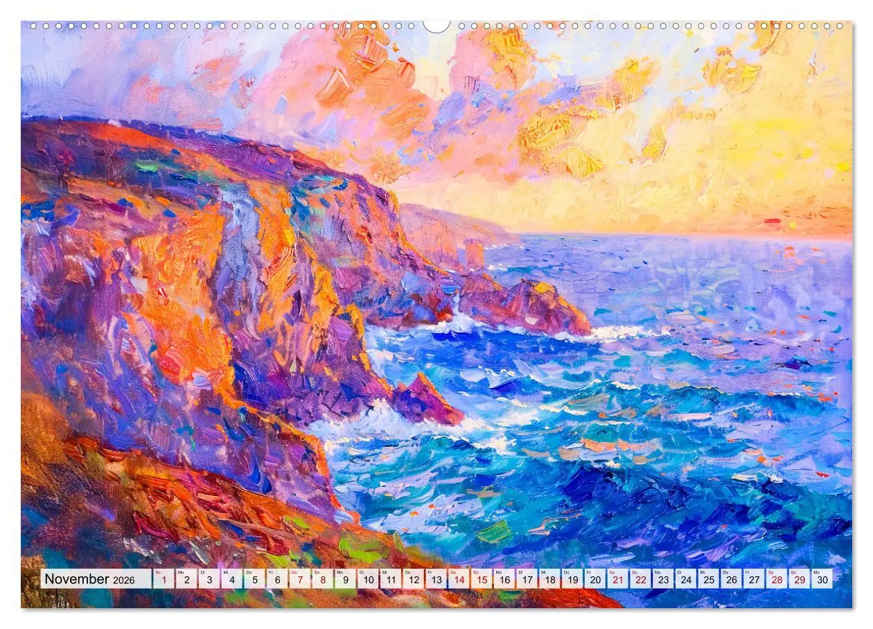Bild: 9783457267752 | Ein Tag am Meer - Durch die Augen der Impressionisten (Wandkalender...