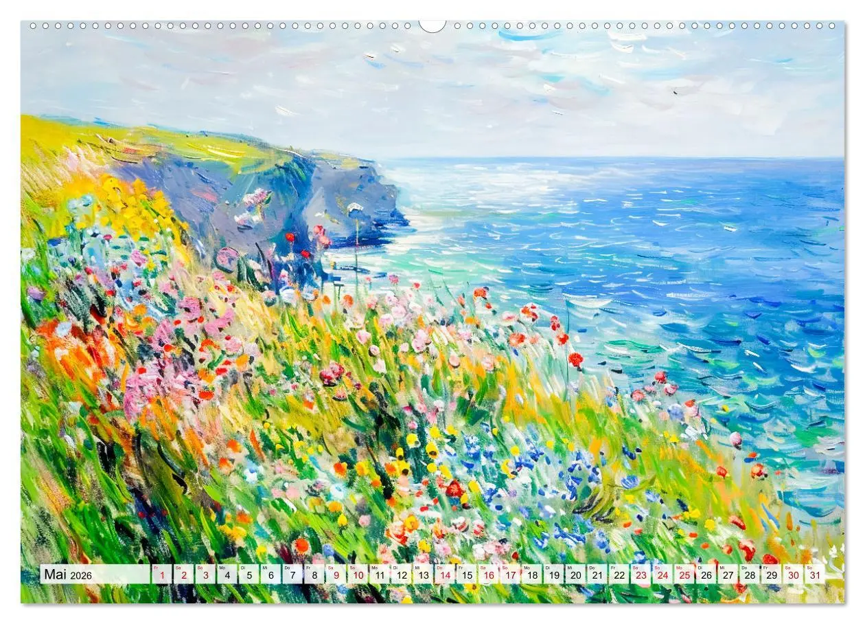 Bild: 9783457267752 | Ein Tag am Meer - Durch die Augen der Impressionisten (Wandkalender...