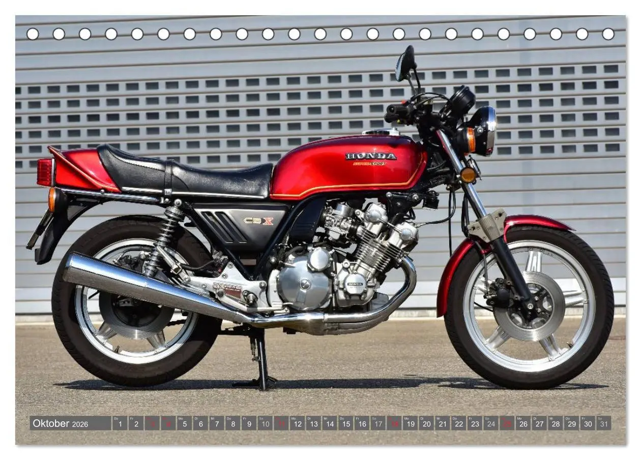 Bild: 9783516047752 | Honda CBX 1000 (Tischkalender 2026 DIN A5 quer), CALVENDO...