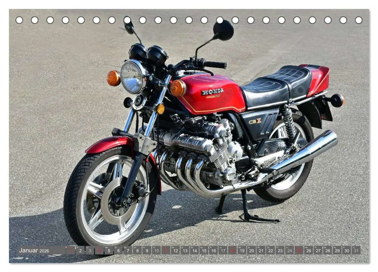 Bild: 9783516047752 | Honda CBX 1000 (Tischkalender 2026 DIN A5 quer), CALVENDO...
